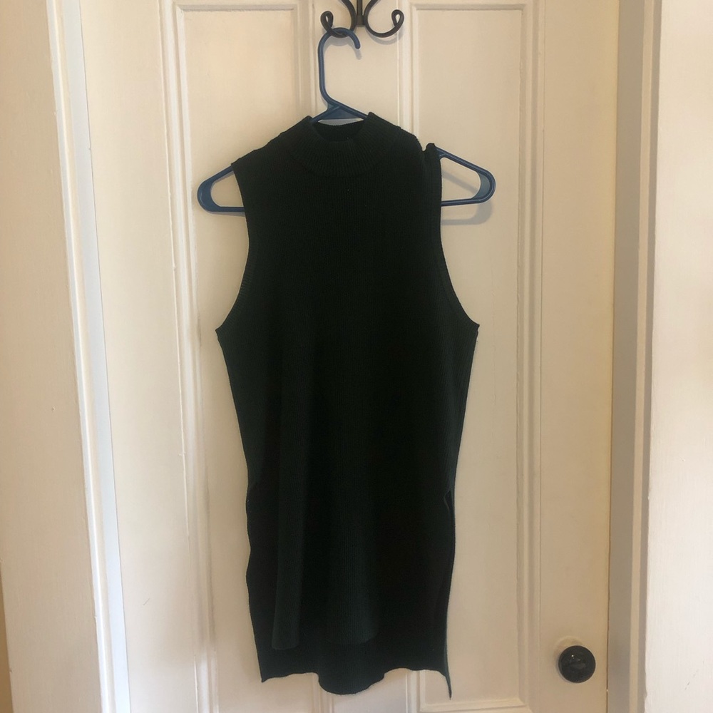 Turtle neck sweater tank!